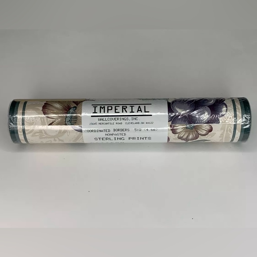 Imperial Sterling Prints Coordinated Borders 5Yd Nonpasted Wallcoverings RA4113B